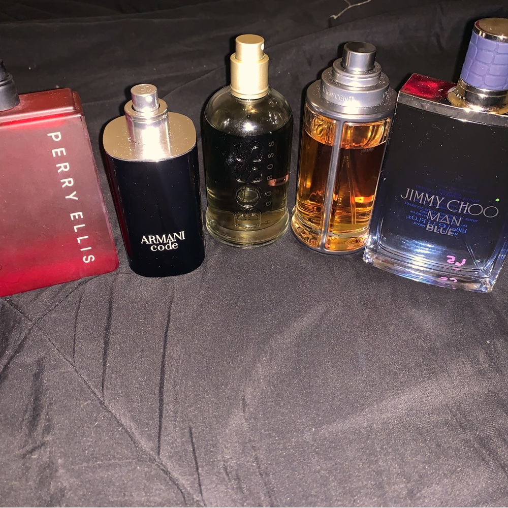 Various men’s cologne